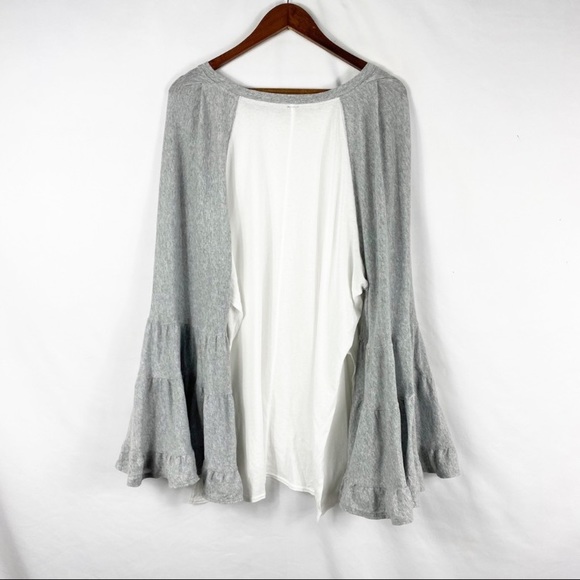 Free People No Crying in Baseball Tee with Bell Sleeves in Large - Picture 6 of 8